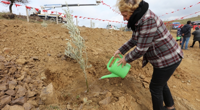 Kampanyanın İlk Fidanları Toprakla Buluştu