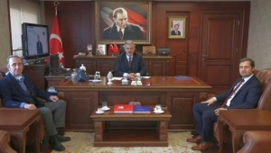 Yücel'den Vali Ayyıldız'a Korona Ziyareti