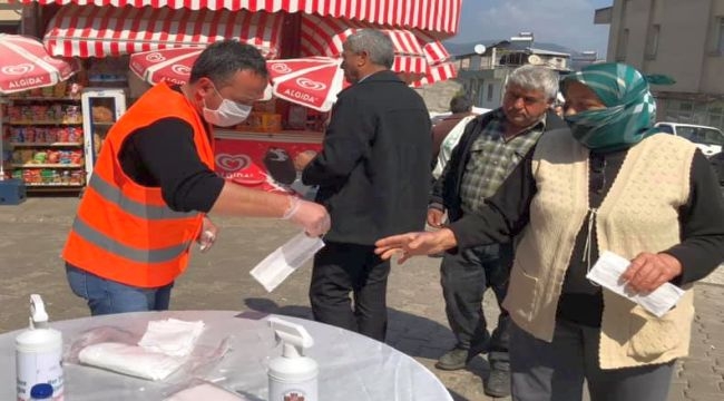 Perşembe Pazarı'nda Ateş Ölçerli Denetim