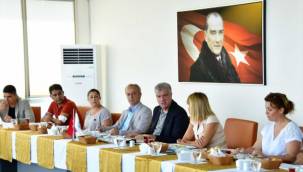 Narlıdere'de muhtarlarla dayanışma buluşması