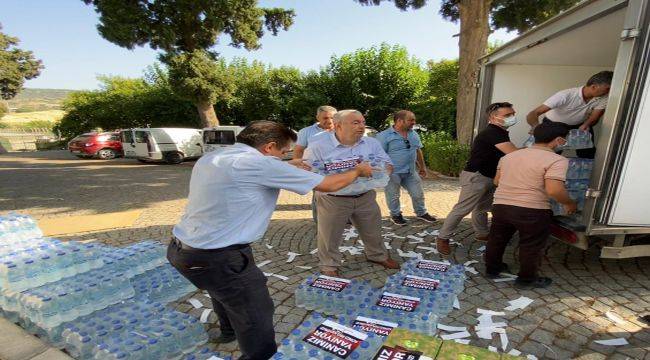 Bergama Belediyesi'nden Orman Yangınları İçin Yardım Seferberliği