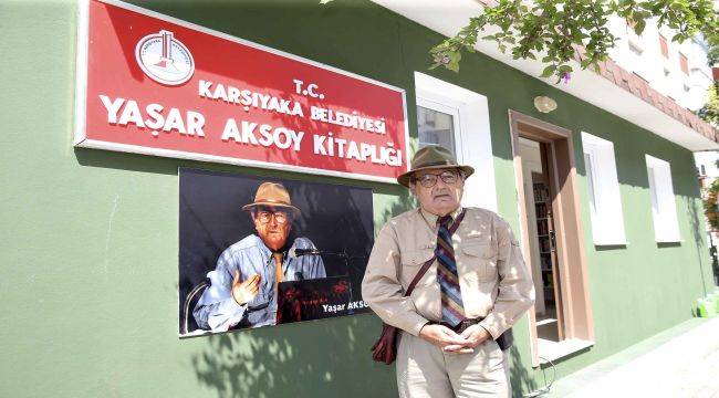 Karşıyaka'ya Yaşar Aksoy Kitaplığı