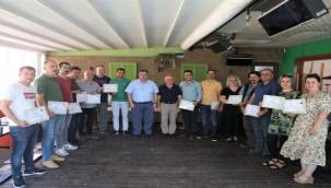 Kınık'ta İlçe Tarım Ve Orman Müdürlüğü Çalışanlarına Başarı Belgesi Verildi