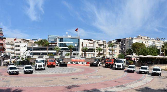 Menemen Belediyesi'nin Araç Filosu Yenileniyor