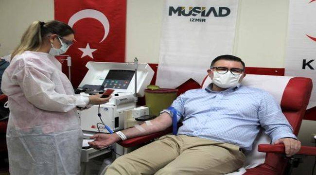 Müsiad İzmir'den Kızılay'a Kan Bağışı
