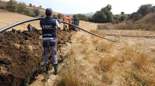 Bozdağ'da Su Hattı Yenilendi