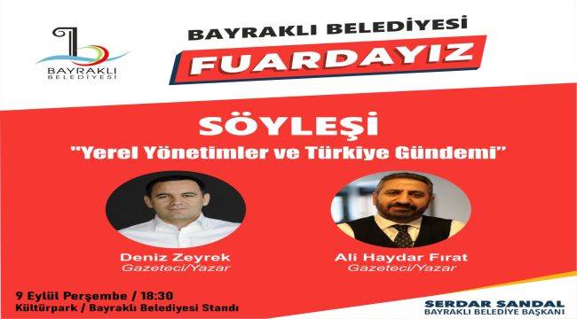 Deniz Zeyrek ve Ali Haydar Fırat İEF'TE İzmirlilerle Buluşuyor