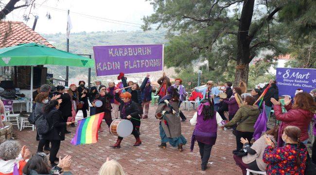 Karaburun'da "Kadın" Coşkusu Bitmiyor