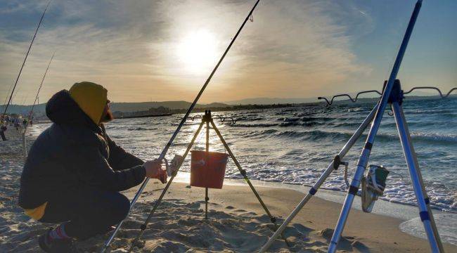 Çeşme'de Surf Casting heyecanı