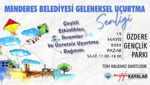  Menderes'te Uçurtma Şenliği Başlıyor.