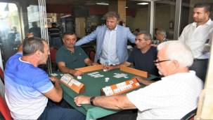 Başkan İduğ, esnafı dinledi