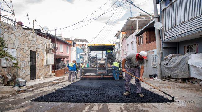 Bornova'da asfaltlamada mola yok