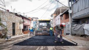 Bornova'da asfaltlamada mola yok