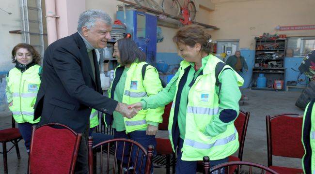 Başkan Engin, Belediye Personelinin Yeni Yılını Kutladı