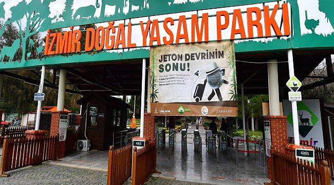 İzmir Doğal Yaşam Parkı'nda Jetonla Giriş Dönemi Bitiyor