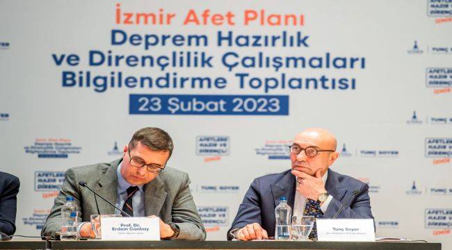 İzmir Afet Planı Bilgilendirme Toplantısı