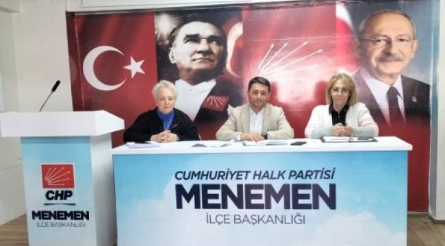 CHP Menemen'de seçim toplantısı