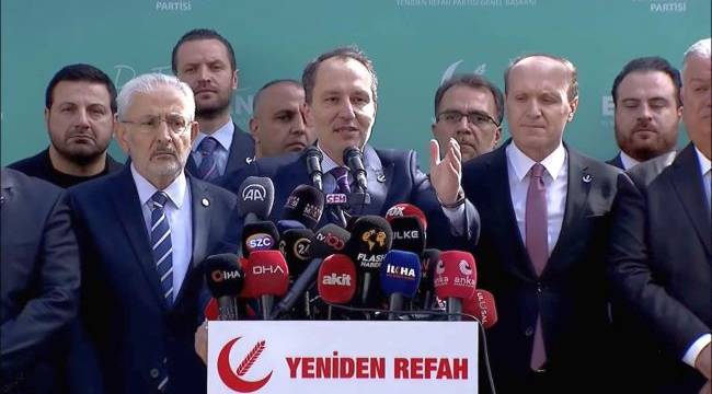 Yeniden Refah Cumhur İttifakı'ndan ayrıldı