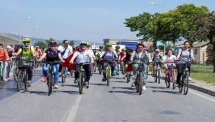 Gaziemirliler sağlık için pedal çevirdi