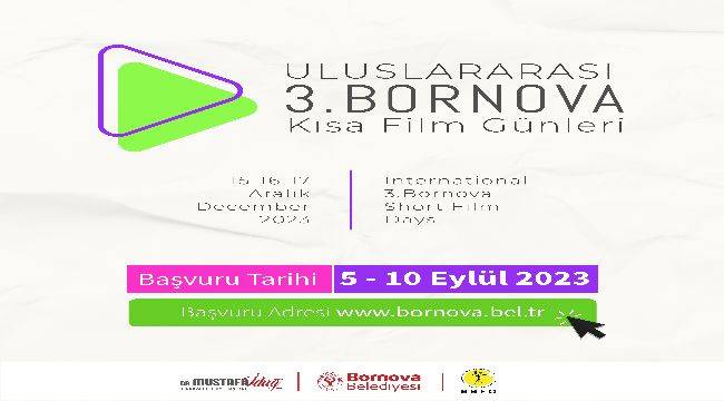 Bornova Kısa Film Günleri İçin Başvurular Başladı