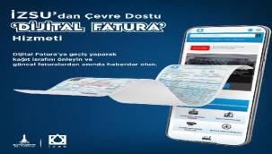 İZSU'dan Çevre Dostu Dijital Fatura Hizmeti 