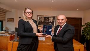 Başkan Tunç Soyer İsveç heyetini ağırladı