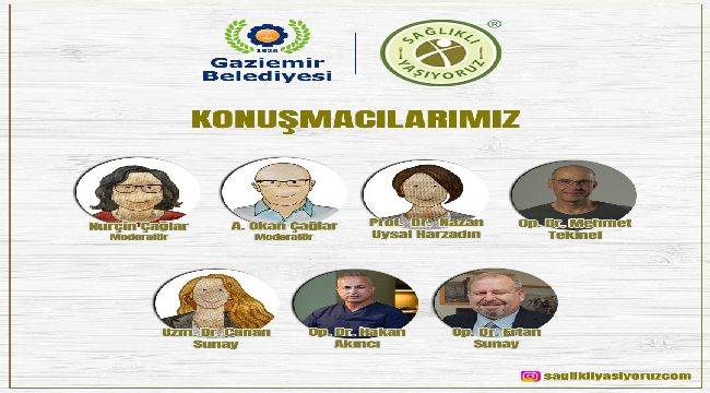  Gaziemir'de doktorlar Sindirim Sistemi Sağlığı'nı anlatacak 