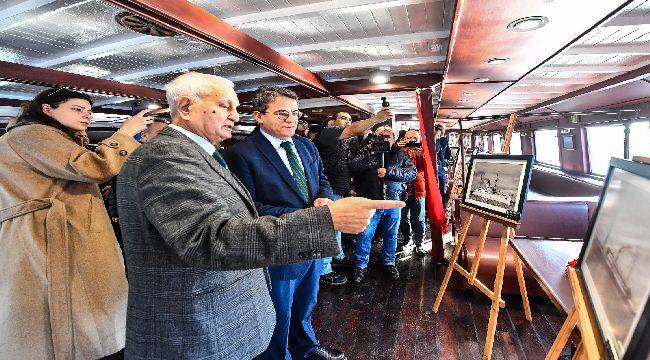 Tarihi Bergama Vapuru'nda "Atatürk ve Cumhuriyet Gemileri Sergisi" açıldı 