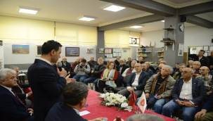 CHP'li İrfan Önal emekli astsubaylarla buluştu