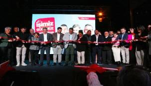 Seçim ofisi açılışı mitinge dönüştü