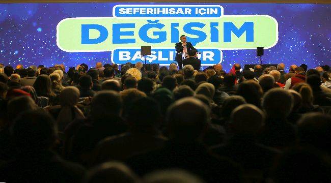 Ahmet Aydın'ın projeleri Seferihisarlıları heyecanlandırdı 