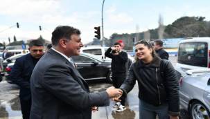 Başkan Tugay'dan Kemalpaşa'ya raylı sistem sözü