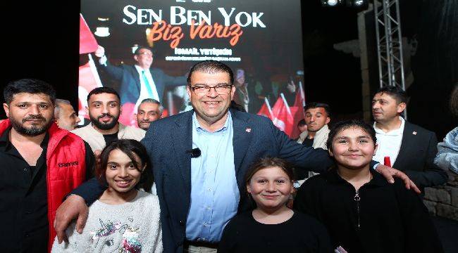 Sığacık'ta İsmail Yetişkin coşkusu