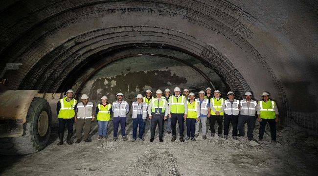 Buca-Bornova Tüneli'nde kazıların yüzde 70'i tamamlandı