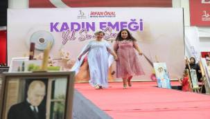 Bayraklılı kadınlarının yıl sonu sergisinde Filistin Vurgusu