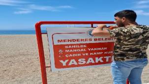 Menderes Sahilleri Yaza Hazırlanıyor