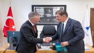 Başkan Tugay'a ziyaret