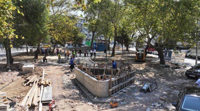 Buca Beyazıt Aykut Parkı yeniden doğuyor