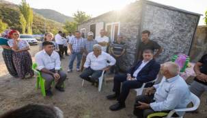 Büyükşehir'den evi yanan aileye yardım eli