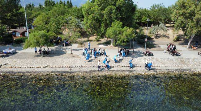 Çakalburnu Lagünü'nde çevre temizliği