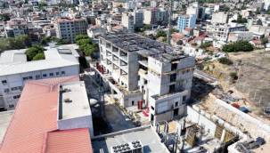 Eşrefpaşa Hastanesi inşaatı beşinci kata ulaştı