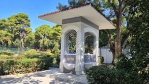 Kültürpark'ın tarihi çeşmesi 94'üncü İEF'ye hazır