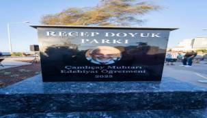 Yenilenen Recep Doyuk Parkı açıldı
