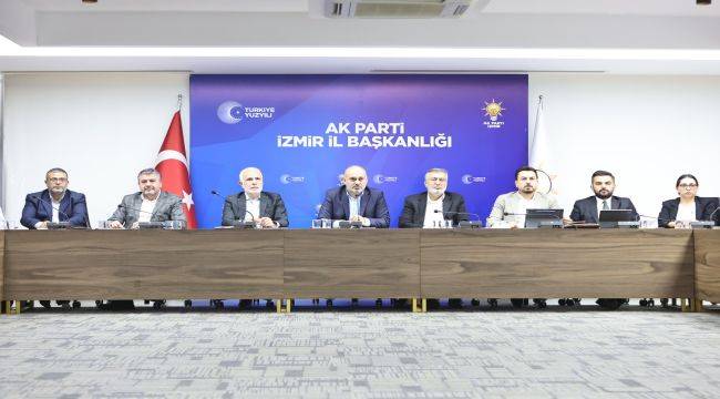 AK Parti İzmir'de, yerel yönetimler zirvesi!