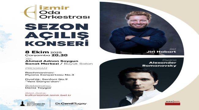 İzmir Oda Orkestrası 2025-2026 Konser Sezonunu Açıyor