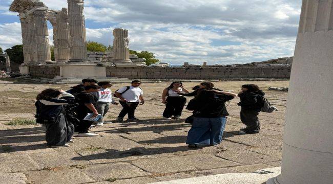 Pergamon Antik Kenti'nde dil becerilerini geliştirdiler
