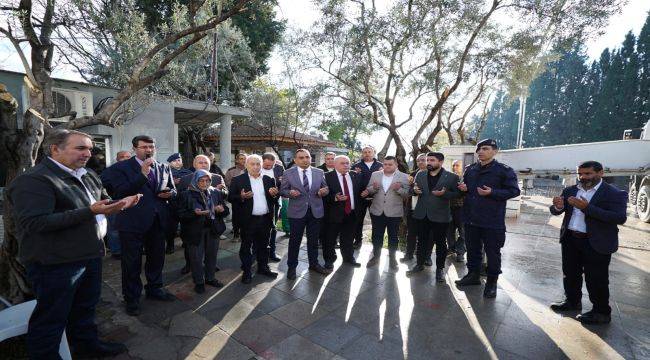 Cami temeli dualarla atıldı