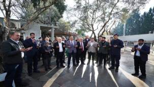 Cami temeli dualarla atıldı