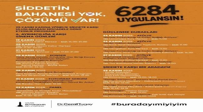 İzmir'de 25 Kasım etkinlikleri başlıyor