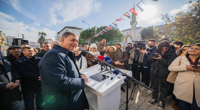 Başkan Tugay, "Dara düşen herkes bilsin ki, onlar için çalışan insanlar var"